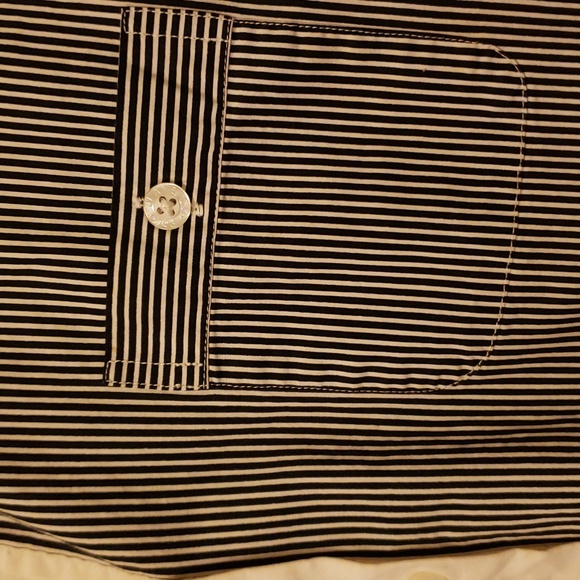 Polo Jeans Company Ralph Lauren stretch Vintage 3/4 button down dress shirt - Picture 4 of 12